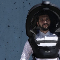 Inventors design high-tech helmets for Covid protection